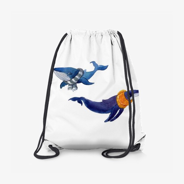 Рюкзак «Осенние киты»