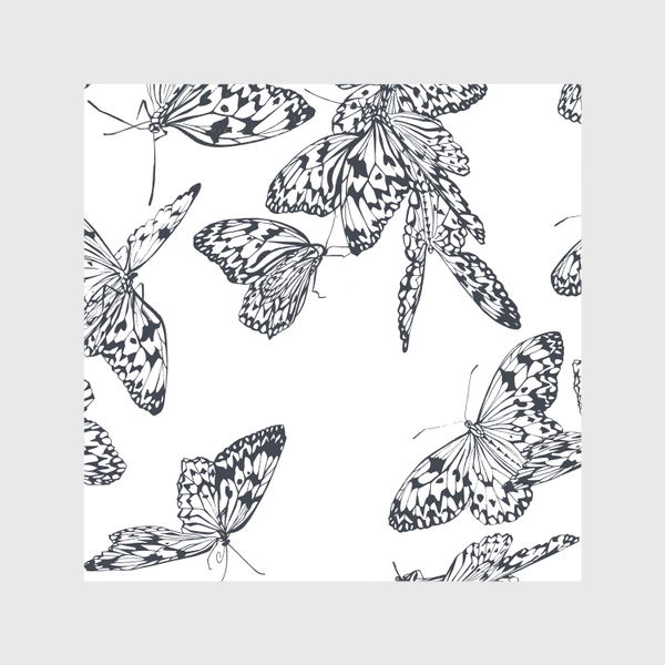 Скатерть «Узор из тропических бабочек»