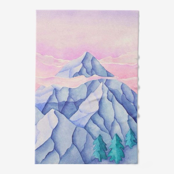 Полотенце «горы»