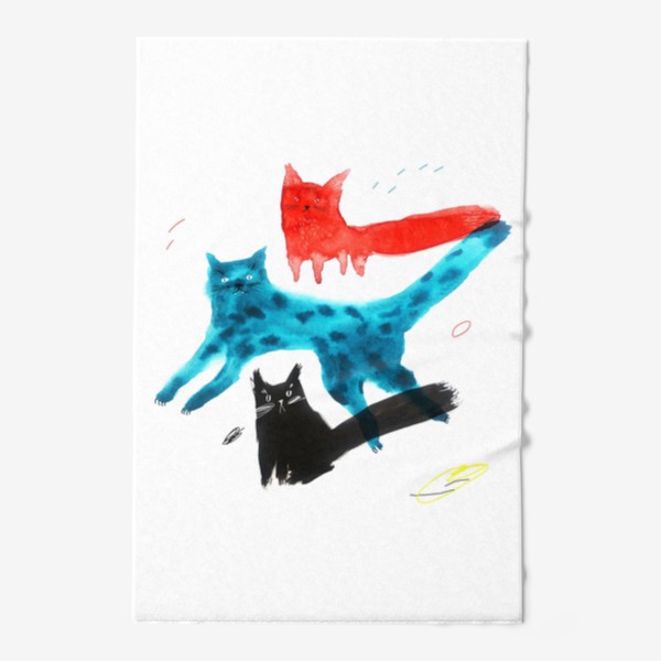 Полотенце «коты»