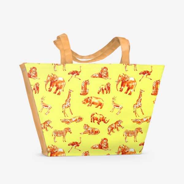 Пляжная сумка «Животные Африки»