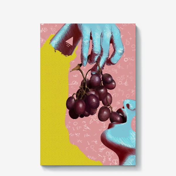 Холст «Grapes And Lips»