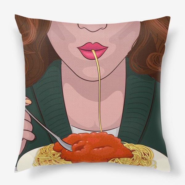 Подушка «Вкусная паста»