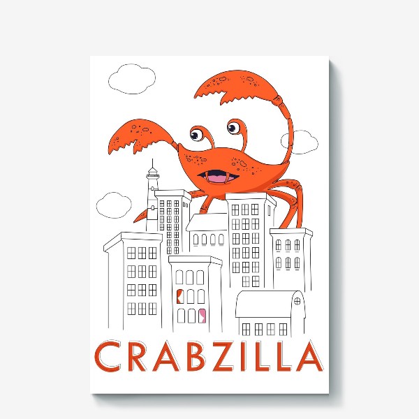 Холст «Crabzilla»