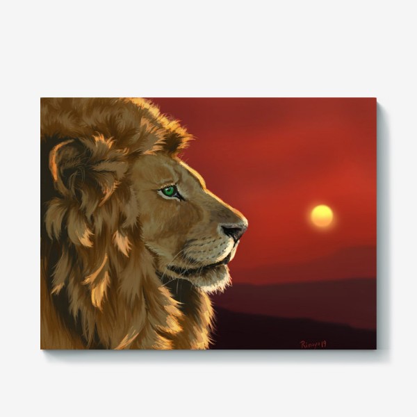 Холст «Lion »