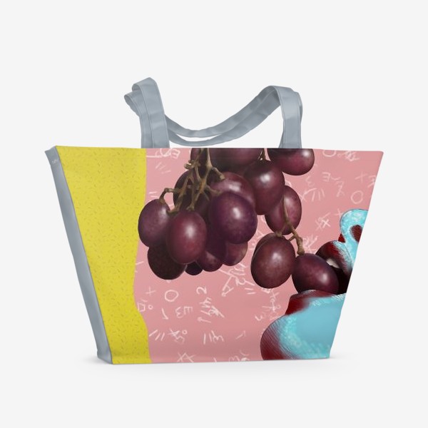 Пляжная сумка &laquo;Grapes And Lips&raquo;