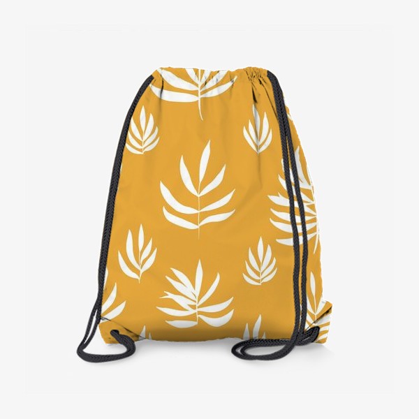 Рюкзак «Листья на горчичном»