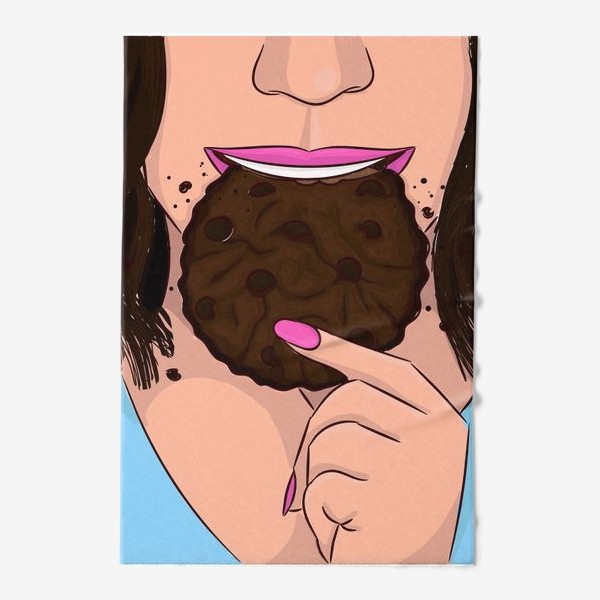 Полотенце «Хрустящее шоколадное печенье с крошкой»