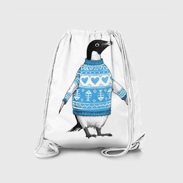 Рюкзак &laquo;Пингвин в свитере&raquo;