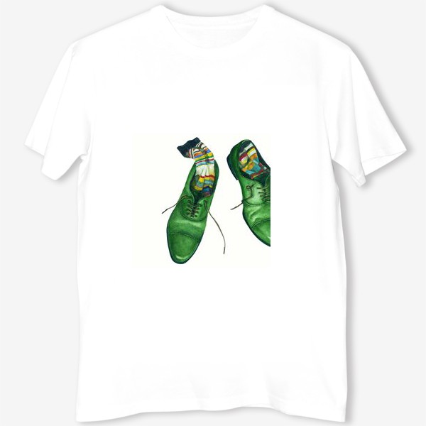 Футболка «Зеленые ботинки»