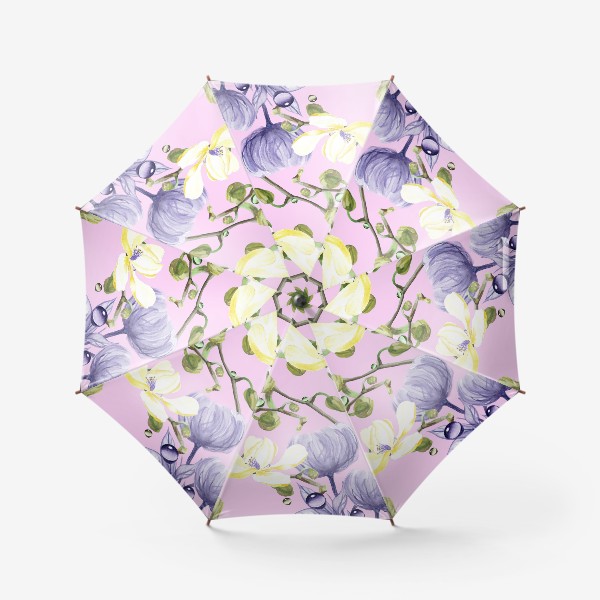 Зонт «Орхидеи, хризантемы»