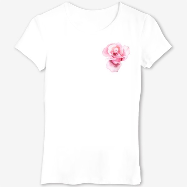 Футболка «Бутон розовой розы»