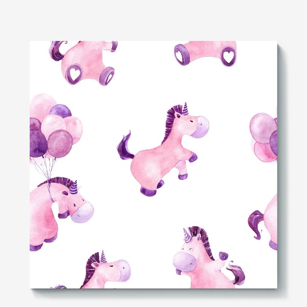 Холст «Unicorn pattern»
