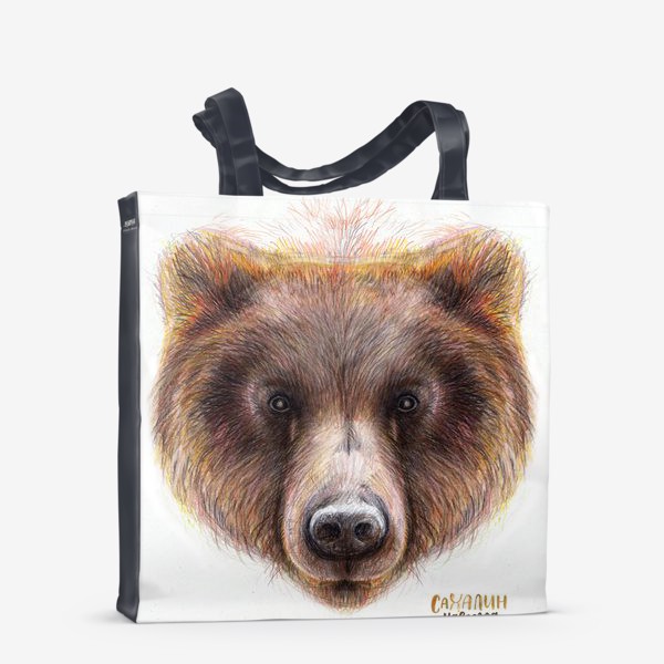 Сумка-шоппер «Морда медведя»
