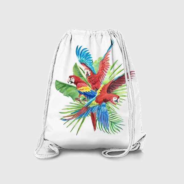 Рюкзак «Тропики и попугаи»