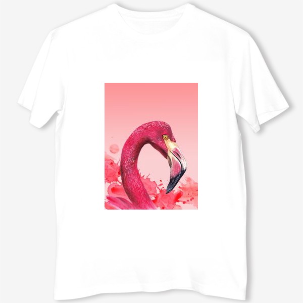 Футболка «Розовый фламинго»