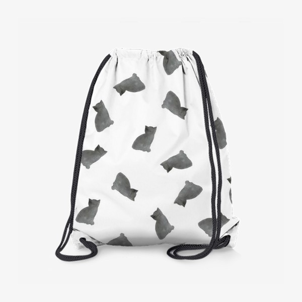 Рюкзак «Grey kitten pattern. Паттерн с серыми котятами»