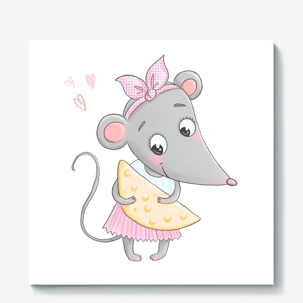 Холст «Милая мышка»