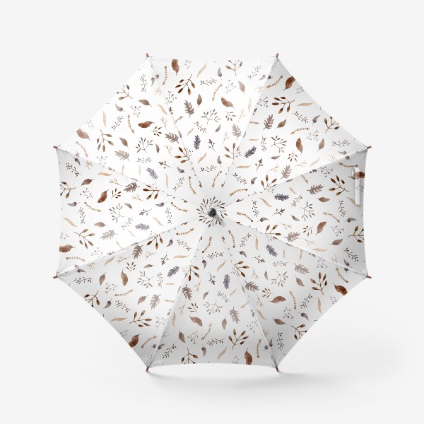 Зонт «Dried flowers  (white)»