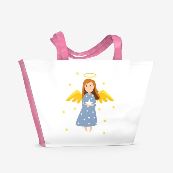 Пляжная сумка «Pождественский ангел»