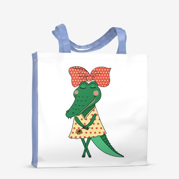 Сумка-шоппер «Милая крокодилица»