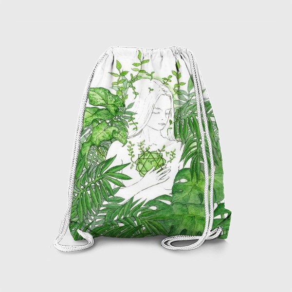 Рюкзак «Зеленая чакра Анахата»