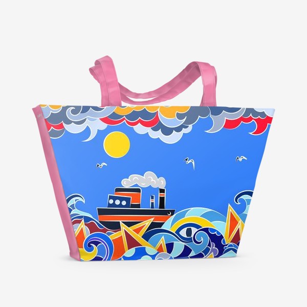 Пляжная сумка «Кораблик»