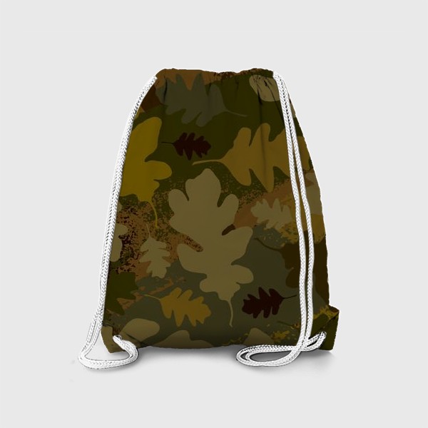 Рюкзак «Камуфляж. Дубовые листья. Паттерн.»