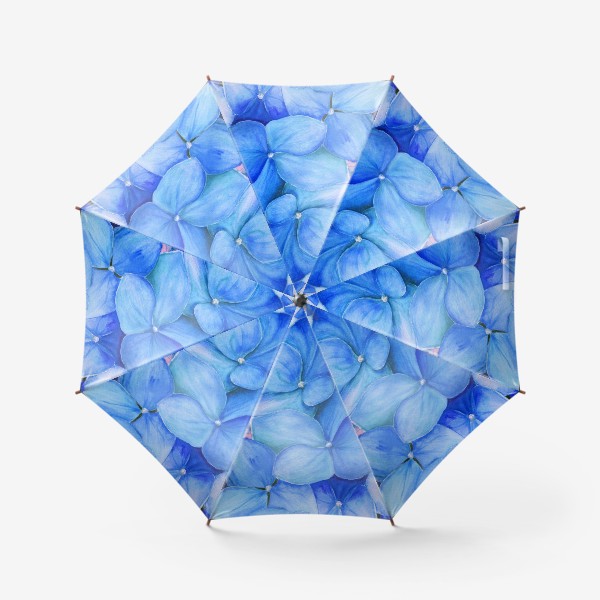 Зонт «Гортензия голубая»