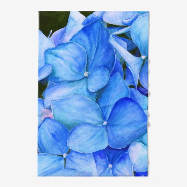 Полотенце «Гортензия голубая»
