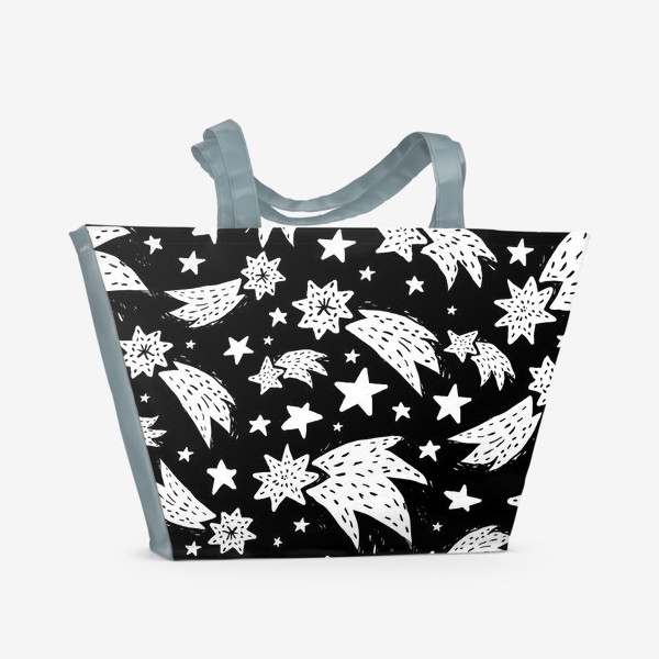 Пляжная сумка «Ночные падающие звезды»