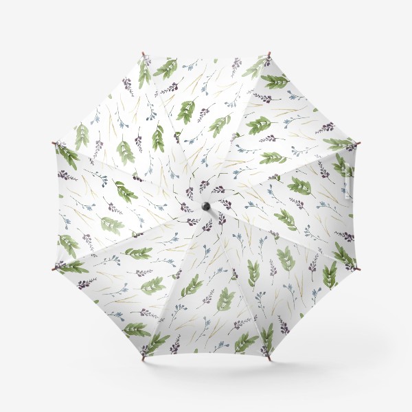 Зонт «Акварельные полевые цветы»
