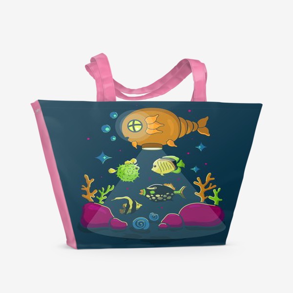 Пляжная сумка «Подводный мир»