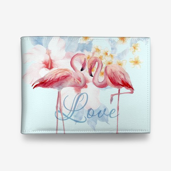 Кошелек «Влюбленные фламинго»