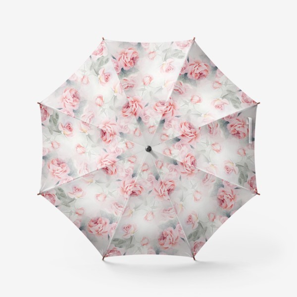 Зонт «Акварельные розы»