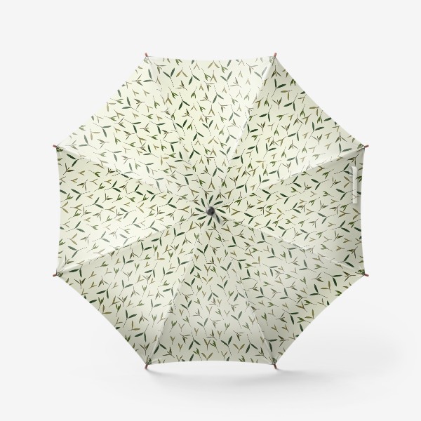 Зонт «Гербарий. Зеленые листочки.»