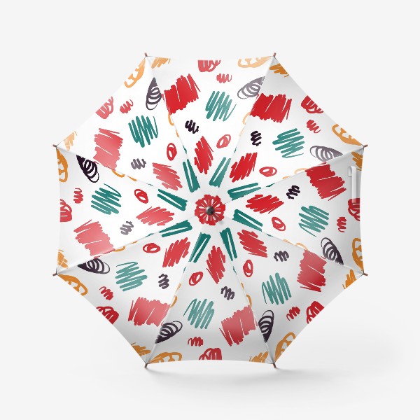 Зонт «Цветные каракули»