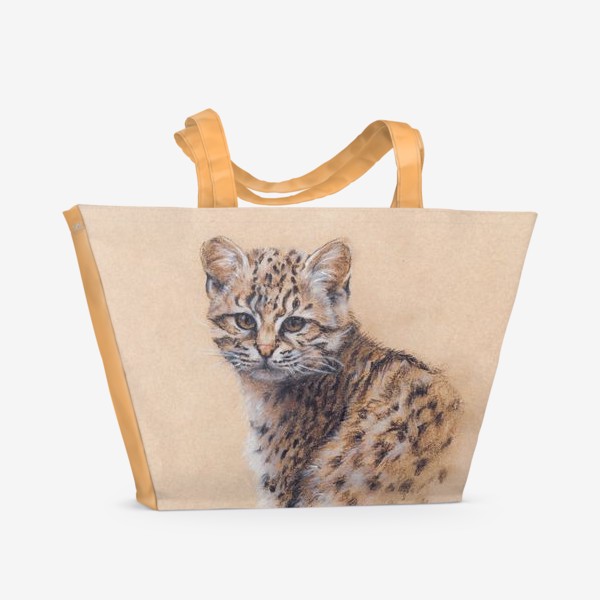 Пляжная сумка «Кошка Жоффруа»