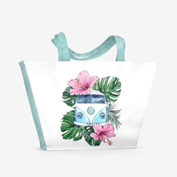 Пляжная сумка «Едем в тропики»