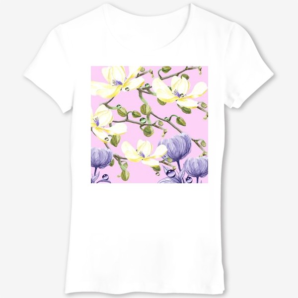 Футболка «Орхидеи, хризантемы»