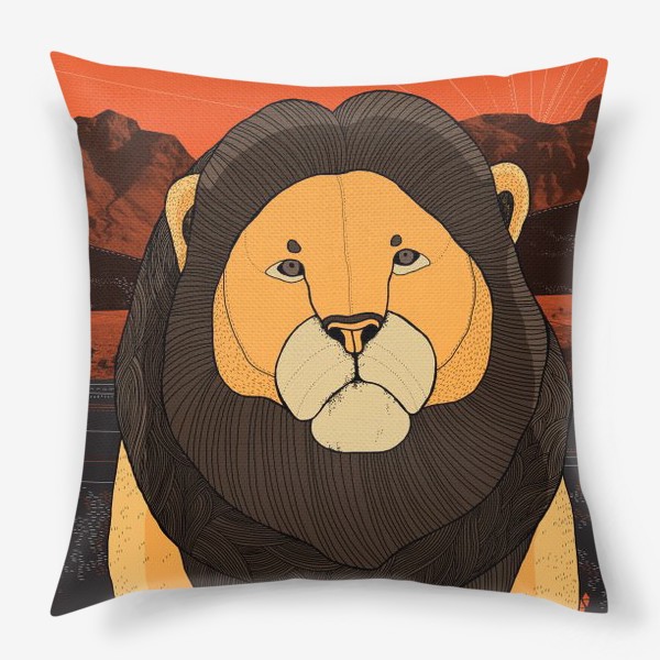 Подушка «Лев»