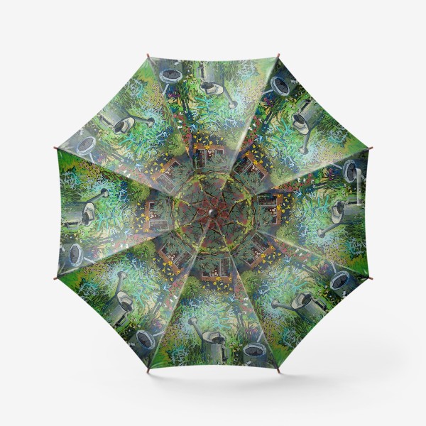 Зонт «Лейки в цветах»