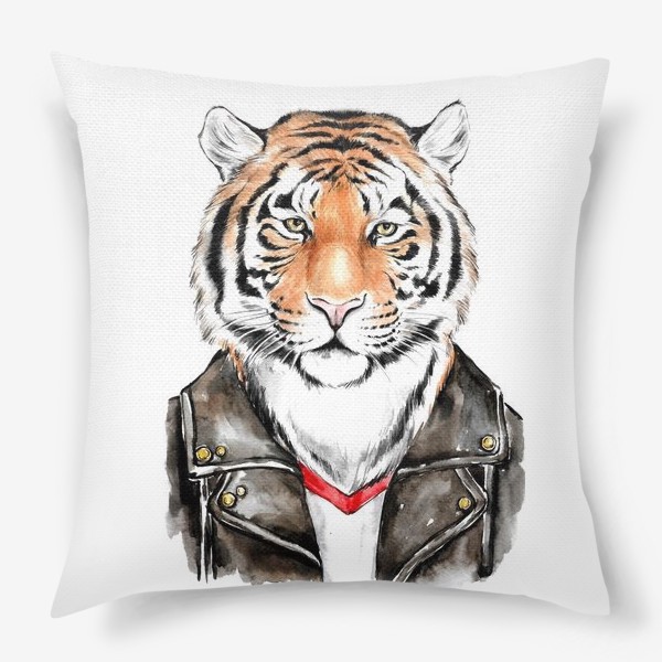 Подушка «Брутальный тигр»