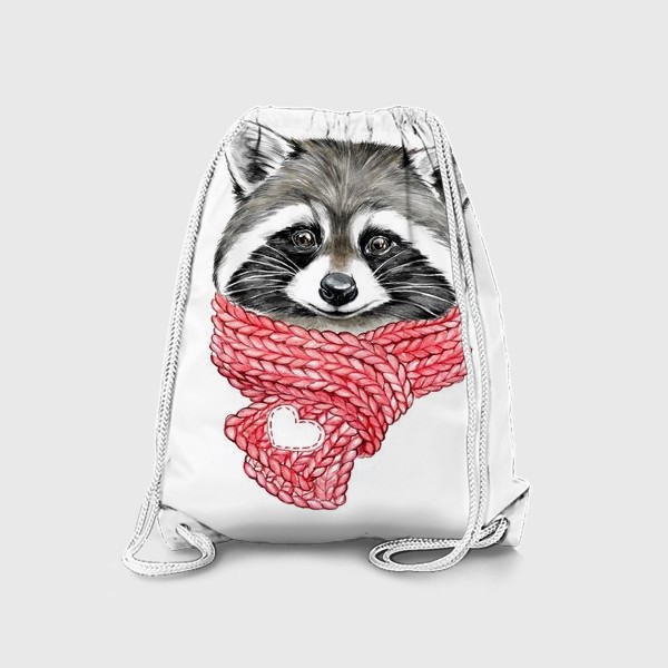 Рюкзак «Енот в шарфе»