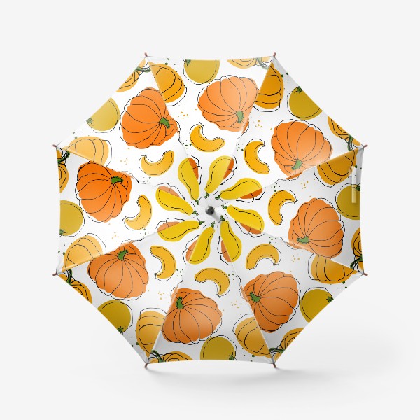 Зонт «Яркие тыквы»