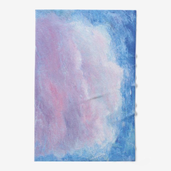 Полотенце «Розовое облако. Картина маслом»