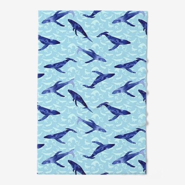 Полотенце «Blue whales»