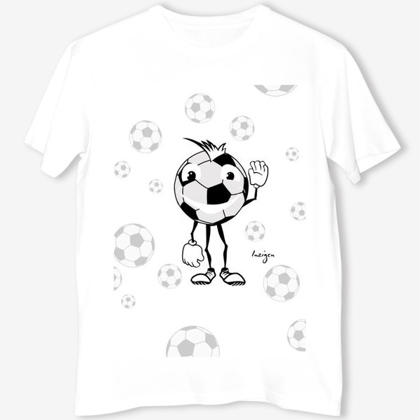 Футболка &laquo;Победный футбольный мяч&raquo;