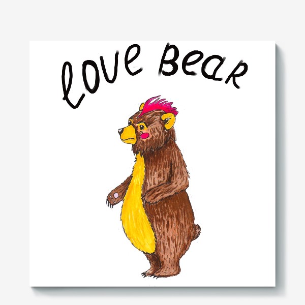 Холст «Love Bear»