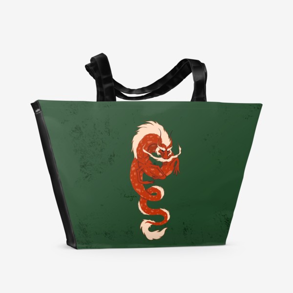 Пляжная сумка «Красный дракон»